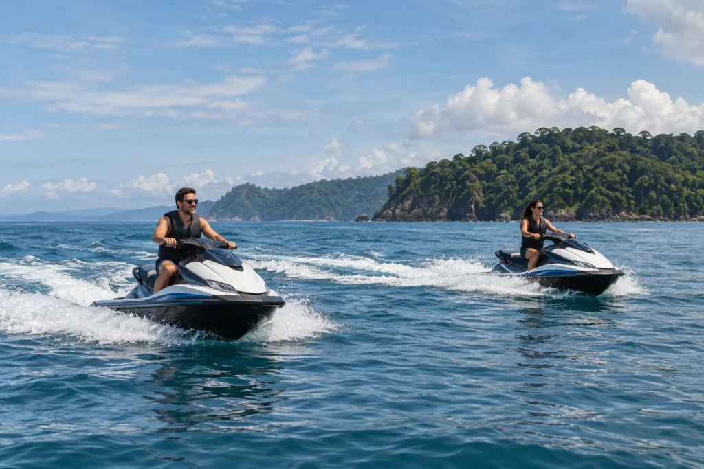 jetski 1 — AI-generated illustrative tour concept; not a photograph of the actual departure or venue